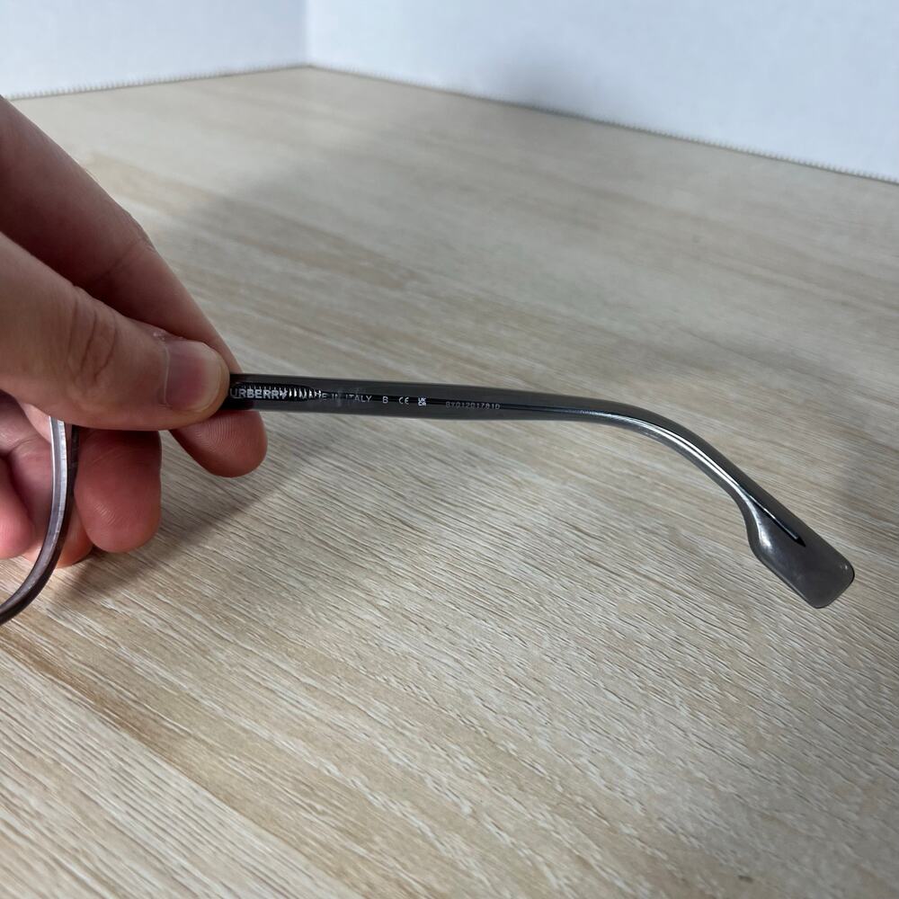Burberry Archie B2368 4021 Eyeglasses Grey Translucent Frames 52-19-145 - Picture 7 of 13
